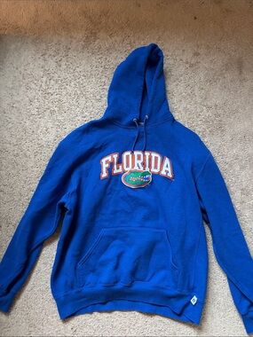 Florida Royal Blue Pullover Hoodie with Gators Logo